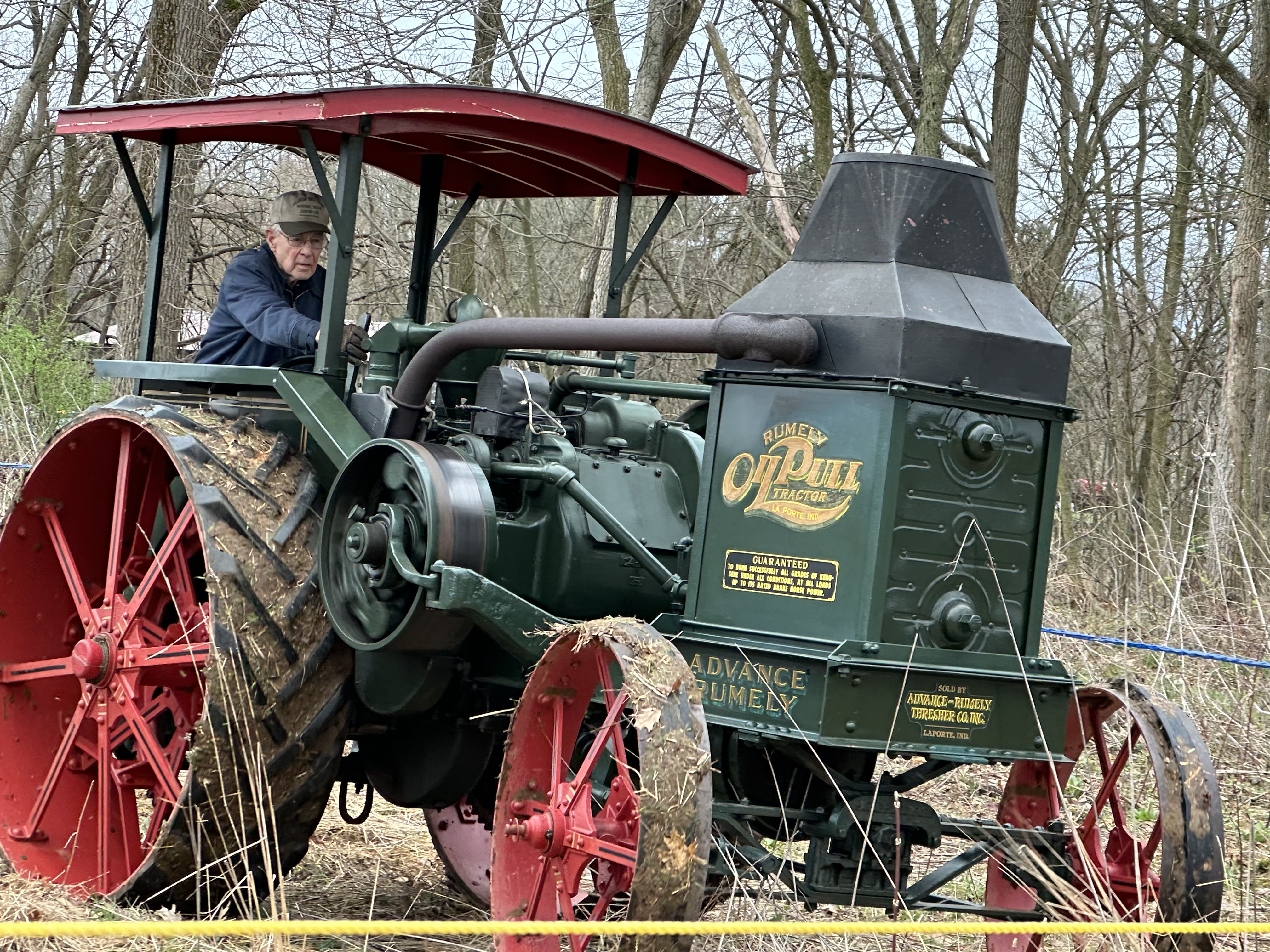 Rumley Oil Pull in action